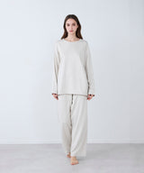 Silky Touch Long Sleeve & Long Pants Set Pale Gray