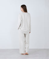 Silky Touch Long Sleeve & Long Pants Set Pale Gray