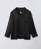 【Tops】Silk Pajamas Midnight Black