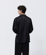 【Tops】Silk Pajamas Midnight Black