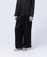【Bottoms】Silk Pajamas Midnight Black