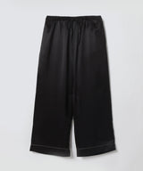 【SET-UP】Silk Pajamas Midnight Black