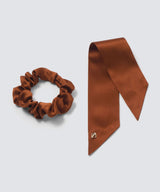 Silk Ribbon Accessories : 2WAY Type Amber Brown