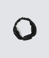 Silk Headband Midnight Black