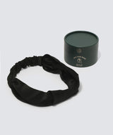 Silk Headband Midnight Black