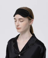Silk Eye Mask Midnight Black