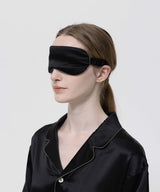 Silk Eye Mask Midnight Black