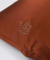 Silk Pillowcase Amber Brown
