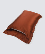 Silk Pillowcase Amber Brown