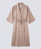Silk Gown Pink Beige