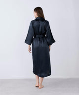 Silk Gown Elegant Navy