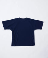 【SET-UP】Royal Organic Cotton T-Shirt and Wide Pants Navy