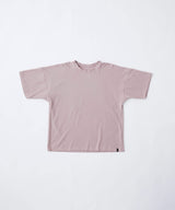 【SET-UP】Royal Organic Cotton T-Shirt & Wide Pants: Greige