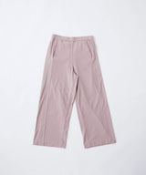 【SET-UP】Royal Organic Cotton Poncho & Wide Pants Greige