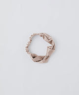 Silk Hairband Pink Beige - Foo Tokyo