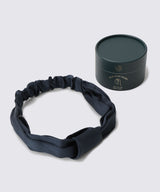 Silk Hairband Elegant Navy