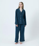 【SET-UP】Cotton Pajamas Turquoise