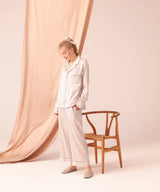 【Bottoms】Interior Like Silk Pajamas