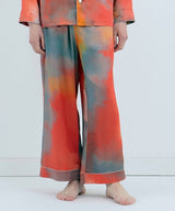 【Bottoms】Watercolor Silk Pajamas Evening Glow