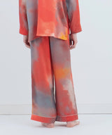 【Bottoms】Watercolor Silk Pajamas Evening Glow