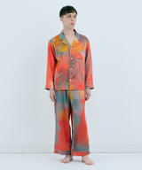 【SET-UP】Watercolor Silk Pajamas Evening Glow