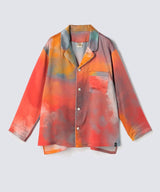 【SET-UP】Watercolor Silk Pajamas Evening Glow