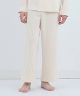 【Bottoms】Royal Organic Cotton Double Button Pajamas Off-White