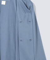 【Tops】Royal Organic Cotton Double Button Pajama Cobalt Blue