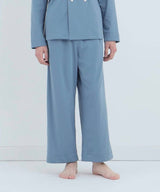 【Bottoms】Royal Organic Cotton Double Button Pajamas Cobalt Blue