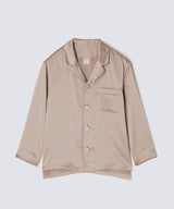 【Tops】Silk pajamas Pink-beige