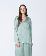 【Tops】Silk pajamas Mint green