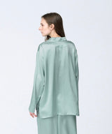 【Tops】Silk pajamas Mint green