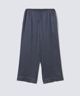 【Bottoms】Silk pajamas Elegant navy