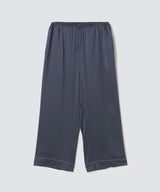 【SET-UP】Silk pajamas Elegant navy