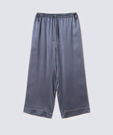 【Bottoms】Silk pajamas Charcoal gray