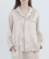【Tops】Interior Like Silk Pajamas