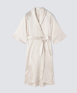 Silk Gown Pearl White