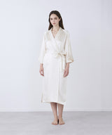 Silk Gown Pearl White