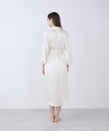 Silk Gown Pearl White