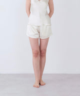 Silk Shorts Pearl White