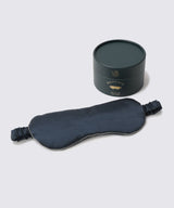 Silk Eye Mask Elegant Navy