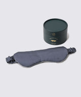 Silk Eye Mask Charcoal Gray