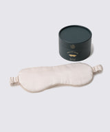Silk Eye Mask Pearl White