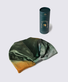 Watercolor Silk Cap Misty Lake