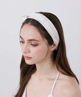 Silk Hairband Pearl White - Foo Tokyo