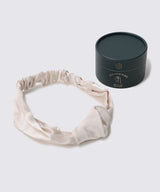 Silk Hairband Pearl White