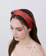 Watercolor Silk Hairband Evening Glow - Foo Tokyo