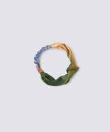 Watercolor Silk Hairband Misty Lake