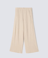 【SET-UP】Royal Organic Cotton T-Shirt and Wide Pants Beige