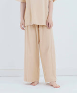 Royal Organic Cotton Wide Pants Beige